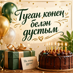Туган көнең белән