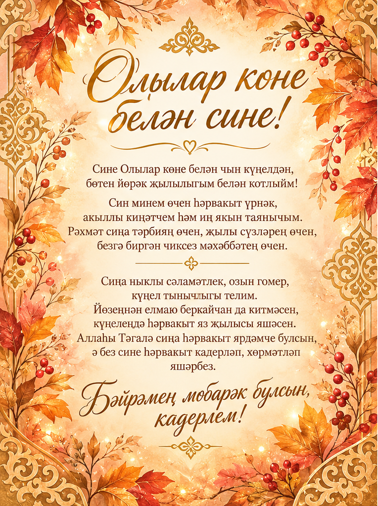 Олылар көне — 2